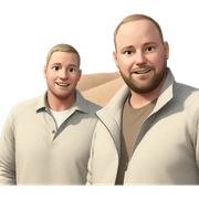 boys enjoying the outdoors sticker