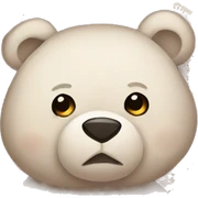 bear cozy in blanket sticker