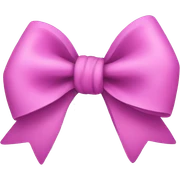Cute bow sticker