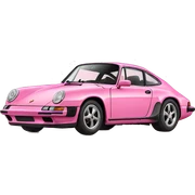 pink porsche sticker