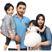 friends enjoying outdoors together sticker