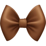 brown bow sticker