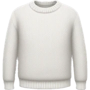 White sweater sticker