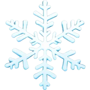 snowflake sticker