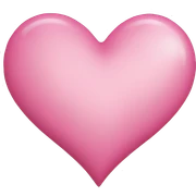 Pink heart sticker