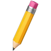 Pencil sticker