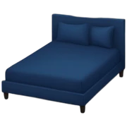 navy blue bed sticker