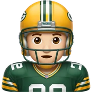 Packers player  sticker