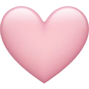Light pink heart sticker