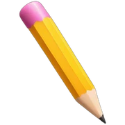 pencil thumb sticker