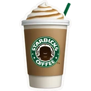 Starbucks coffe sticker