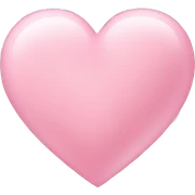 baby pink heart sticker