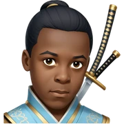 Elegant Samurai sticker