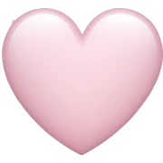 Light pink heart sticker