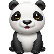 cute panda sticker