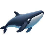 Whale sticker