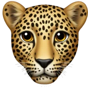 Leopard print sticker