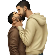 drake kissing drake kissing drake kissing drake sticker