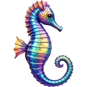 Seahorse sticker