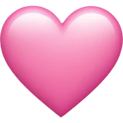 pink heart sticker