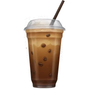 Iced coffee sticker