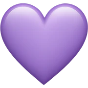 Light Purple Heart sticker