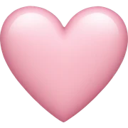 Light pink heart sticker