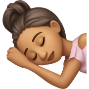 Ariana Grande sleeping sticker