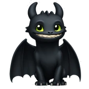 Toothless sticker