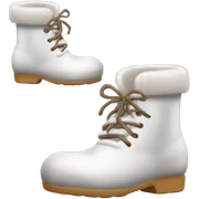 Chaussure d hiver avec mousse coquette sticker