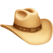 Cowboy hat sticker