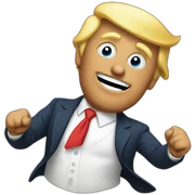 dancing trump sticker