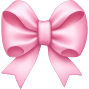 Baby pink bow  sticker