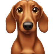 Wiener dog sticker