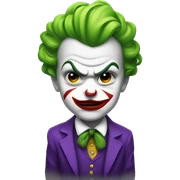 serious joker baby sticker