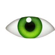 Green eyes  sticker