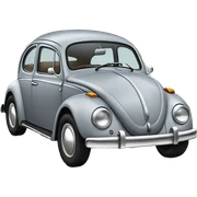 Gray fusca sticker