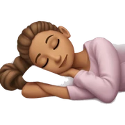 Ariana Grande sleeping sticker