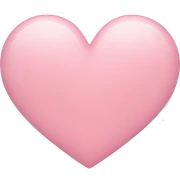 Light pink heart sticker
