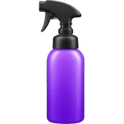 Purple spray bottle sticker