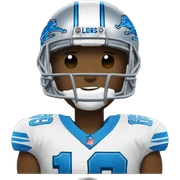 Detroit Lions helmet  sticker