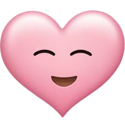 Baby pink heart sticker
