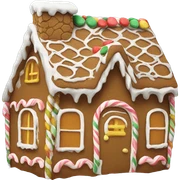 Gingerbread house sticker