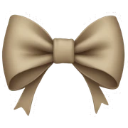 neutral bow  sticker