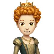 Ginger queen sticker