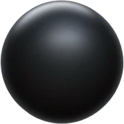 Black planet sticker