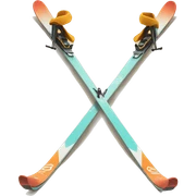 Skis sticker