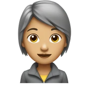 chica pelo chino con gato gris sticker
