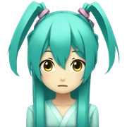 hatsune miku sad sticker