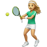 Tennis sticker